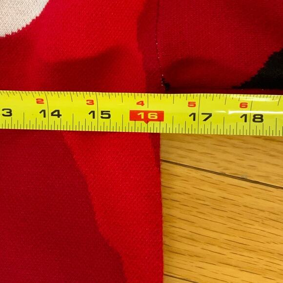 Emily MCCarthy Lolli Sweater - Red Collegiate Cheetah NWT size xs - Picture 7 of 7